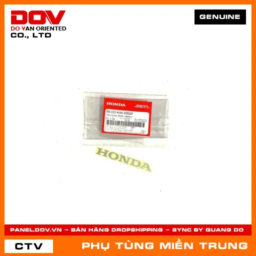TEM HONDA 85MM *NH411* HONDA CHÍNH HÃNG (MÃ: 86103K44V00ZF) — 86103K44V00ZF