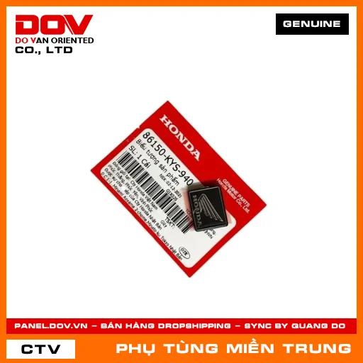 BIỂU TƯỢNG SẢN PHẨM HONDA CHÍNH HÃNG (MÃ: 86150KYS940) — 86150KYS940