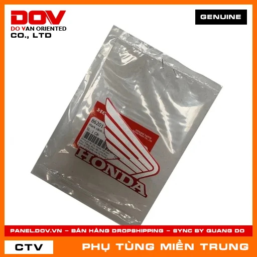MARK CÁNH CHIM PHẢI 80MM *R340 HONDA CHÍNH HÃNG (MÃ: 86201KYZV60ZB) — 86201KYZV60ZB