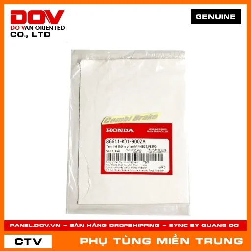 TEM HỆ THỐNG PHANH*NHB25,PB390 HONDA CHÍNH HÃNG (MÃ: 86611K01900ZA) — 86611K01900ZA