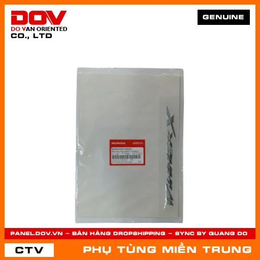BIỂU TƯỢNG CHỮ WINNER X *NHB56M* HONDA CHÍNH HÃNG (MÃ: 86640K2PV00ZA) — 86640K2PV00ZA