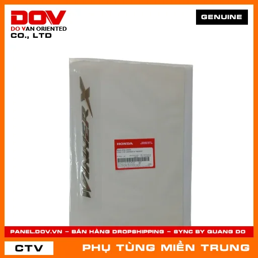 LOGO CHỮ WINNER X *NHA76* HONDA CHÍNH HÃNG (MÃ: 86640K56V60ZA) — 86640K56V60ZA