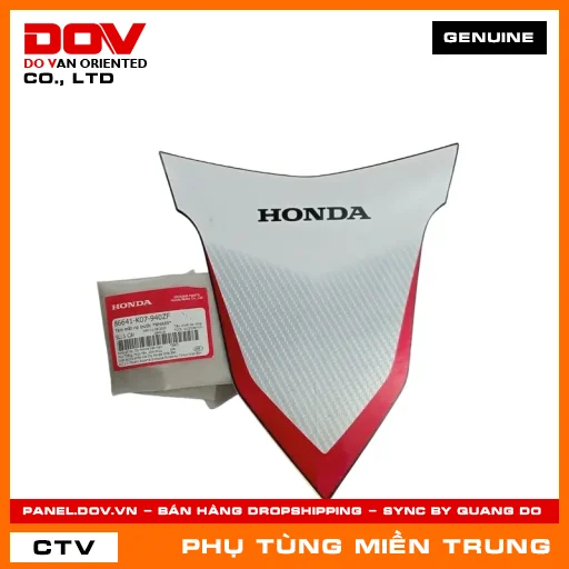 TEM MẶT NẠ TRƯỚC *NHA69* HONDA CHÍNH HÃNG (MÃ: 86641K07940ZF) — 86641K07940ZF