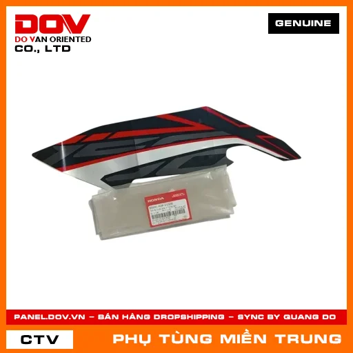 TEM ỐP TRƯỚC PHẢI A *NHB25B* HONDA CHÍNH HÃNG (MÃ: 86641K2PV10ZB) — 86641K2PV10ZB