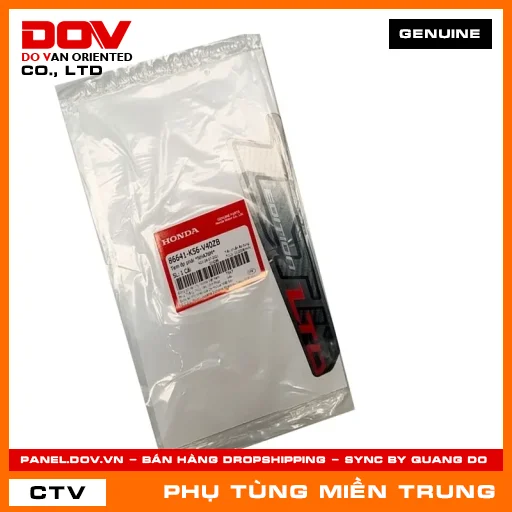 TEM ỐP PHẢI *NHA76M* HONDA CHÍNH HÃNG (MÃ: 86641K56V40ZB) — 86641K56V40ZB