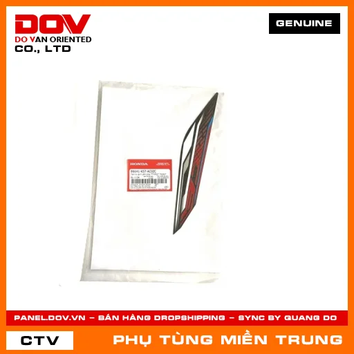 TEM A CÁNH YẾM PHẢI *TYPE2* *R340* HONDA CHÍNH HÃNG (MÃ: 86641K57AC0ZC) — 86641K57AC0ZC
