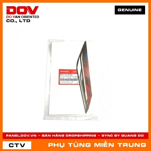 TEM A CÁNH YẾM PHẢI *TYPE1* *NHB25* HONDA CHÍNH HÃNG (MÃ: 86641K57AC0ZD) — 86641K57AC0ZD