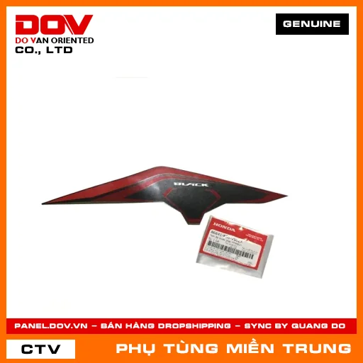 TEM ỐP TRƯỚC PHẢI *TYPE1* HONDA CHÍNH HÃNG (MÃ: 86641K66V90ZA) — 86641K66V90ZA
