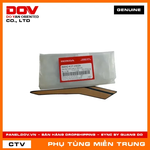 TEM ỐP TRƯỚC PHẢI A *NHC34* HONDA CHÍNH HÃNG (MÃ: 86642K1FV40ZA) — 86642K1FV40ZA