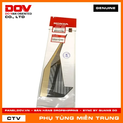 TEM ỐP TRƯỚC PHẢI A *TYPE1* HONDA CHÍNH HÃNG (MÃ: 86642K2VN50ZB) — 86642K2VN50ZB