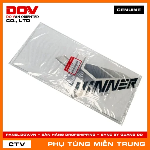 TEM ỐP SƯỜN TRÁI *NHA40* HONDA CHÍNH HÃNG (MÃ: 86642K56V50ZB) — 86642K56V50ZB