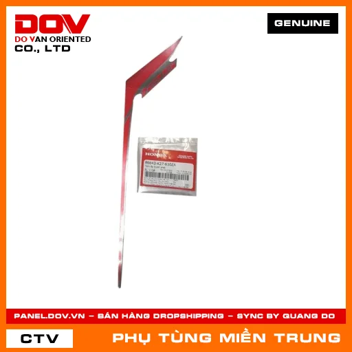 TEM ỐP TRƯỚC PHẢI HONDA CHÍNH HÃNG (MÃ: 86643K27630ZA) — 86643K27630ZA