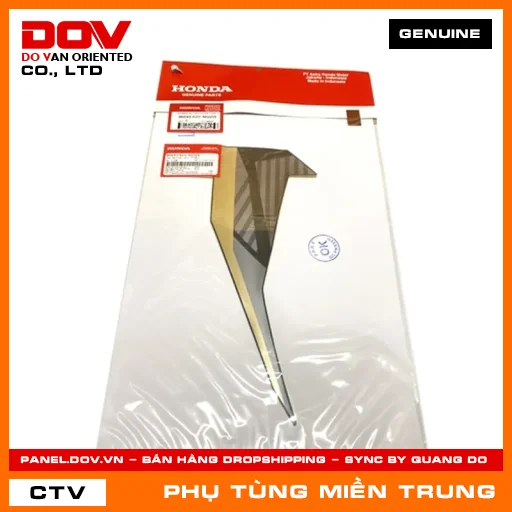 TEM ỐP TRƯỚC TRÁI A *TYPE1* HONDA CHÍNH HÃNG (MÃ: 86643K2VN50ZB) — 86643K2VN50ZB