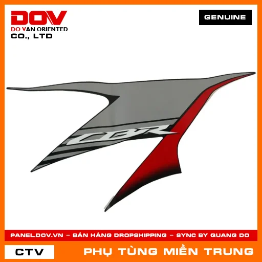 TEM A ỐP TRUNG TÂM PHẢI *TYPE1* HONDA CHÍNH HÃNG (MÃ: 86643K45A20ZA) — 86643K45A20ZA