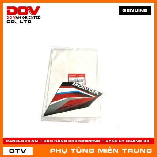 TEM B CÁNH YẾM PHẢI *TYPE1* *NHB25* HONDA CHÍNH HÃNG (MÃ: 86643K57AC0ZD) — 86643K57AC0ZD