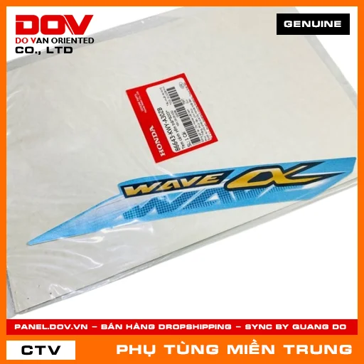 TEM CÁNH YẾM TRÁI*B203* HONDA CHÍNH HÃNG (MÃ: 86643KWYA30ZB) — 86643KWYA30ZB