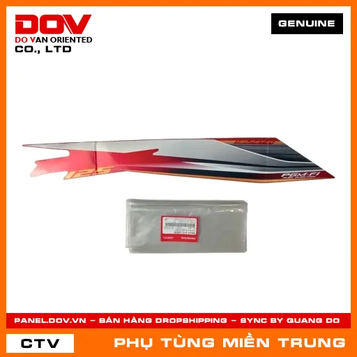 TEM ỐP SƯỜN PHẢI *R340C* HONDA CHÍNH HÃNG (MÃ: 86643KYZG00ZB) — 86643KYZG00ZB