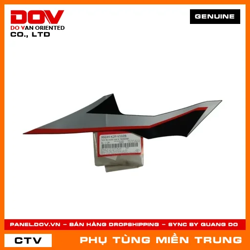 TEM ỐP TRƯỚC TRÁI B *NHB25B* HONDA CHÍNH HÃNG (MÃ: 86644K2PV10ZB) — 86644K2PV10ZB