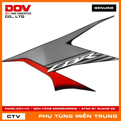 TEM A ỐP TRUNG TÂM TRÁI *TYPE1* HONDA CHÍNH HÃNG (MÃ: 86644K45A20ZA) — 86644K45A20ZA