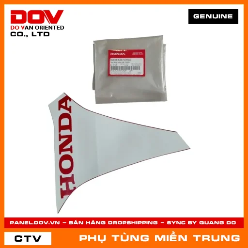 TEM B ỐP SƯỜN TRÁI *R389* HONDA CHÍNH HÃNG (MÃ: 86644K56V70ZA) — 86644K56V70ZA