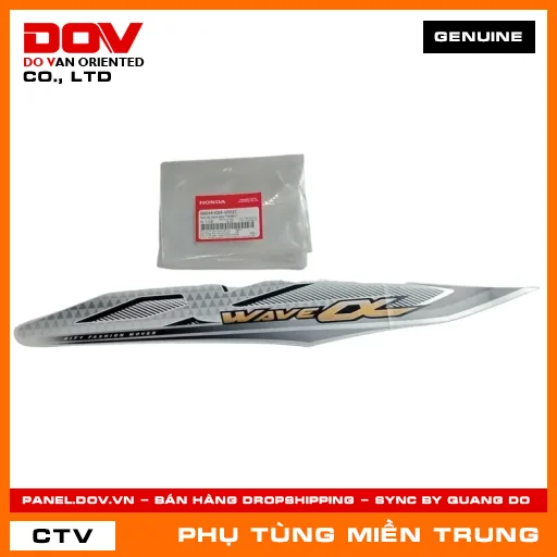 TEM ỐP SƯỜN PHẢI *NHB55* HONDA CHÍNH HÃNG (MÃ: 86644K89V00ZC) — 86644K89V00ZC