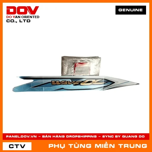 TEM ỐP SƯỜN PHẢI *B203M* HONDA CHÍNH HÃNG (MÃ: 86644K89V20ZB) — 86644K89V20ZB