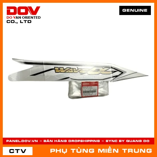 TEM ỐP SƯỜN PHẢI *NHB55P* HONDA CHÍNH HÃNG (MÃ: 86644K89V20ZC) — 86644K89V20ZC