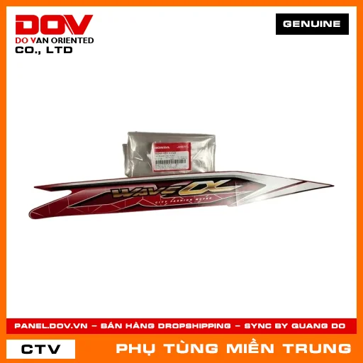 TEM ỐP SƯỜN PHẢI *R263* HONDA CHÍNH HÃNG (MÃ: 86644K89V20ZE) — 86644K89V20ZE