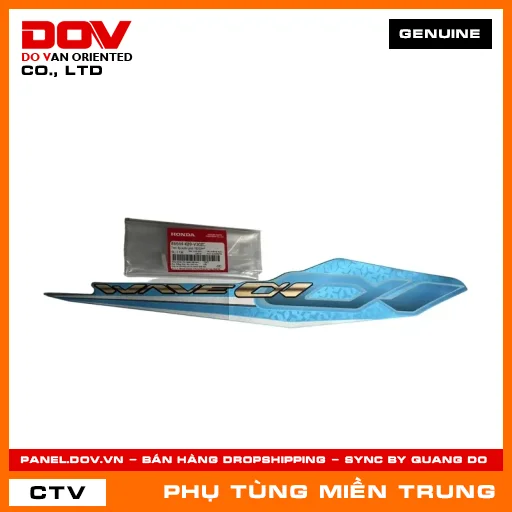 TEM ỐP SƯỜN PHẢI *B203M* HONDA CHÍNH HÃNG (MÃ: 86644K89V30ZC) — 86644K89V30ZC