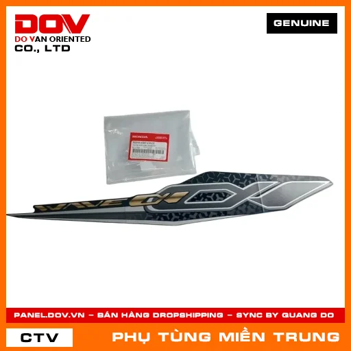 TEM ỐP SƯỜN PHẢI *NHB25M* HONDA CHÍNH HÃNG (MÃ: 86644K89V30ZE) — 86644K89V30ZE
