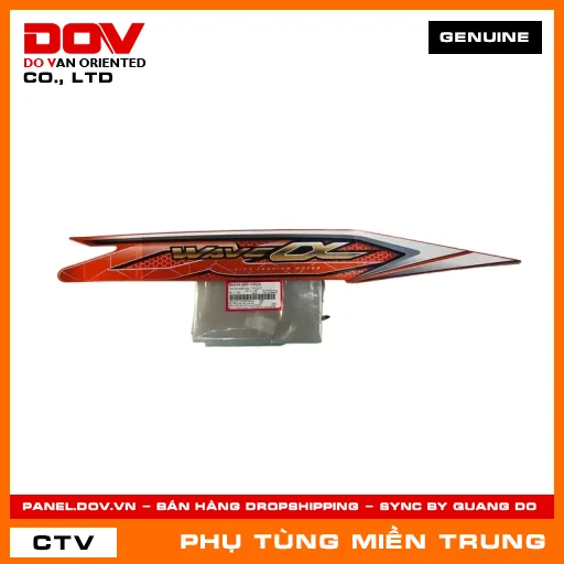 TEM ỐP SƯỜN PHẢI *YR322C* HONDA CHÍNH HÃNG (MÃ: 86644K89V40ZA) — 86644K89V40ZA