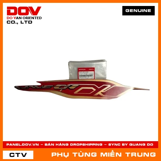 TEM ỐP SƯỜN PHẢI *R263* HONDA CHÍNH HÃNG (MÃ: 86644K89V50ZE) — 86644K89V50ZE