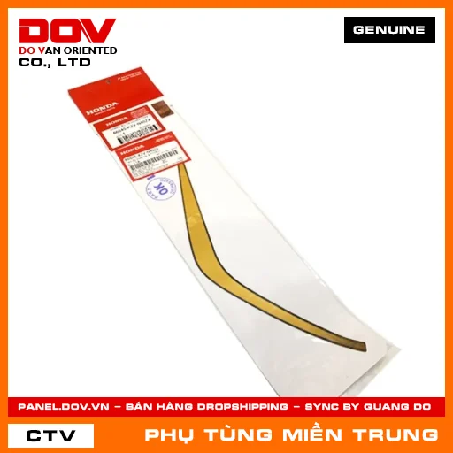 TEM ỐP TRƯỚC TRÁI B *TYPE1* HONDA CHÍNH HÃNG (MÃ: 86645K2VN40ZA) — 86645K2VN40ZA