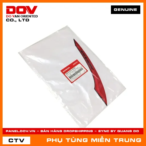 TEM A SƯỜN TRƯỚC PHẢI *NHA76M* HONDA CHÍNH HÃNG (MÃ: 86645K44V90ZB) — 86645K44V90ZB