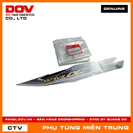 TEM ỐP SƯỜN TRÁI *NHB25* HONDA CHÍNH HÃNG (MÃ: 86645K89V00ZD) — 86645K89V00ZD