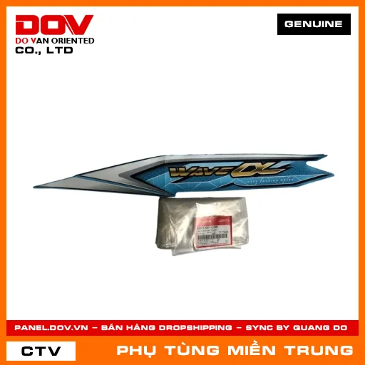 TEM ỐP SƯỜN TRÁI *B203M* HONDA CHÍNH HÃNG (MÃ: 86645K89V20ZB) — 86645K89V20ZB