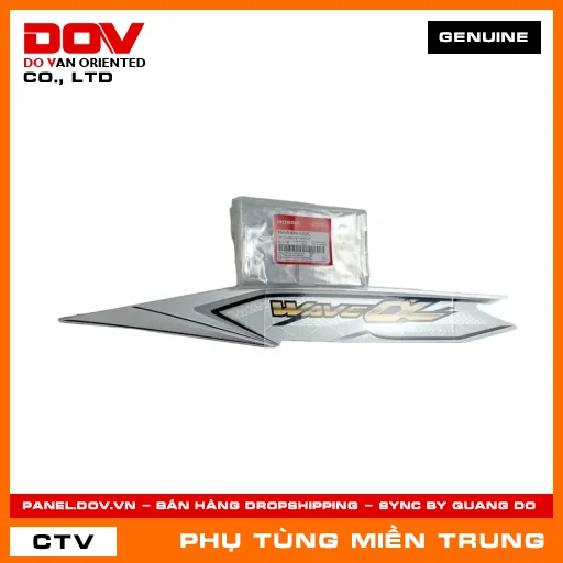 TEM ỐP SƯỜN TRÁI *NHB55P* HONDA CHÍNH HÃNG (MÃ: 86645K89V20ZC) — 86645K89V20ZC