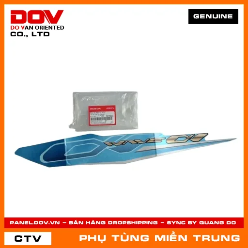 TEM ỐP SƯỜN TRÁI *B203M* HONDA CHÍNH HÃNG (MÃ: 86645K89V30ZC) — 86645K89V30ZC