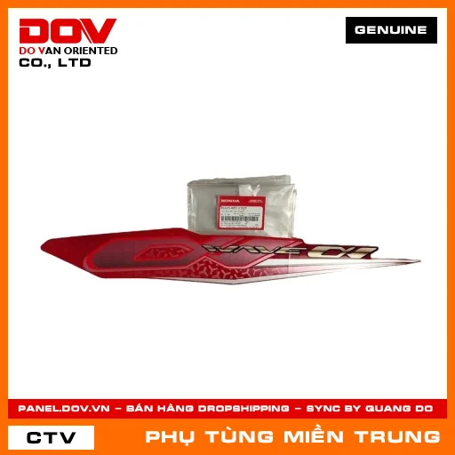 TEM ỐP SƯỜN TRÁI *R263* HONDA CHÍNH HÃNG (MÃ: 86645K89V30ZF) — 86645K89V30ZF