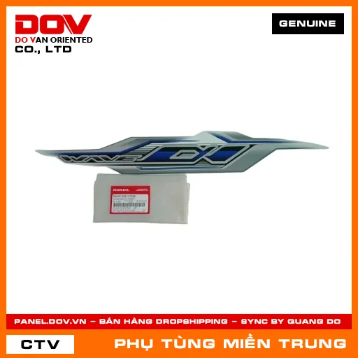 TEM ỐP SƯỜN TRÁI *NHB55* HONDA CHÍNH HÃNG (MÃ: 86645K89V70ZB) — 86645K89V70ZB