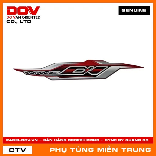 TEM ỐP SƯỜN TRÁI *R389* HONDA CHÍNH HÃNG (MÃ: 86645K89V70ZC) — 86645K89V70ZC