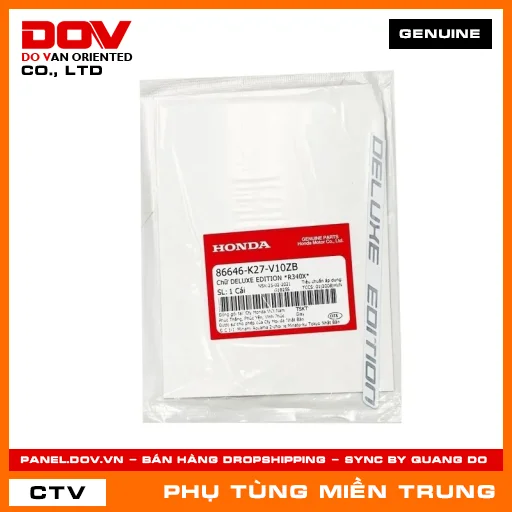 CHỮ DELUXE EDITION *R340X* HONDA CHÍNH HÃNG (MÃ: 86646K27V10ZB) — 86646K27V10ZB