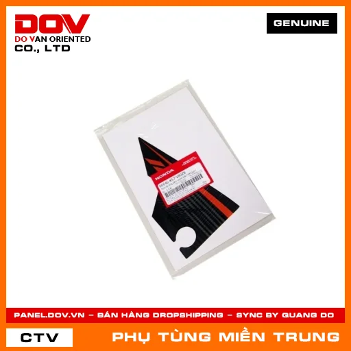 TEM ỐP ỐNG YẾM CHÍNH TRÁI *YR322C* HONDA CHÍNH HÃNG (MÃ: 86646K57V80ZB) — 86646K57V80ZB