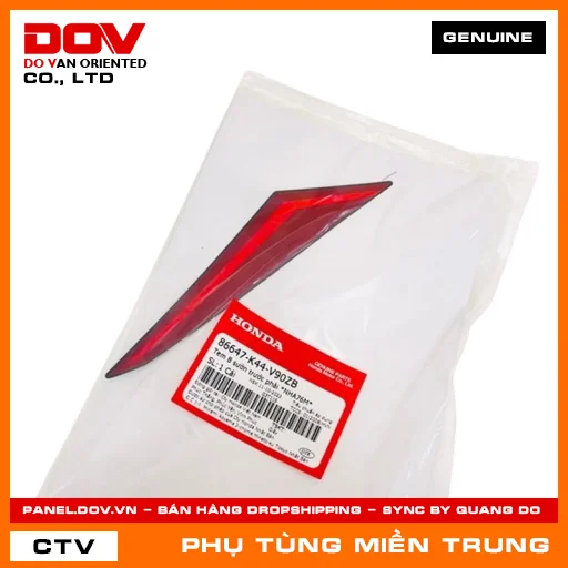 TEM B SƯỜN TRƯỚC PHẢI *NHA76M* HONDA CHÍNH HÃNG (MÃ: 86647K44V90ZB) — 86647K44V90ZB