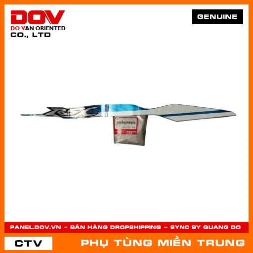 TEM ỐP SƯỜN PHẢI *B189* HONDA CHÍNH HÃNG (MÃ: 86647K90VC0ZD) — 86647K90VC0ZD