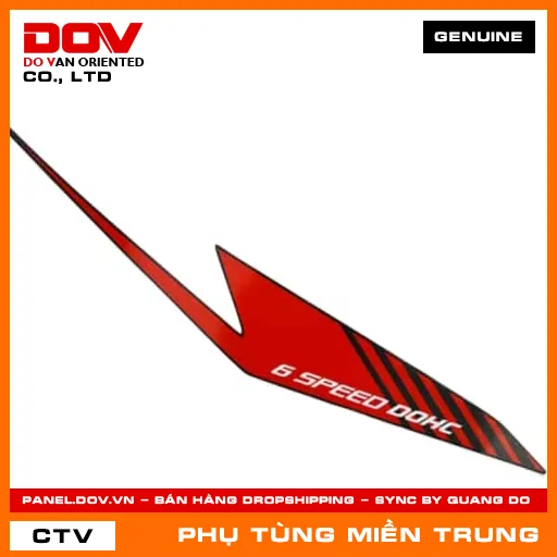 TEM C ỐP TRUNG TÂM TRÁI *TYPE1* HONDA CHÍNH HÃNG (MÃ: 86648K45A20ZA) — 86648K45A20ZA