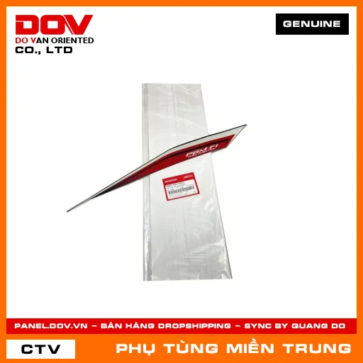 TEM B ỐP SƯỜN PHẢI *R340* HONDA CHÍNH HÃNG (MÃ: 86651K90VG0ZC) — 86651K90VG0ZC