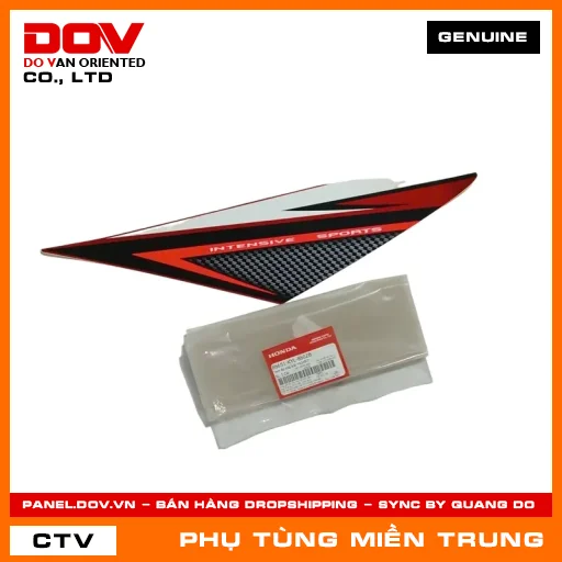 TEM ỐP CỐP TRÁI *R340C* HONDA CHÍNH HÃNG (MÃ: 86651KYL860ZB) — 86651KYL860ZB