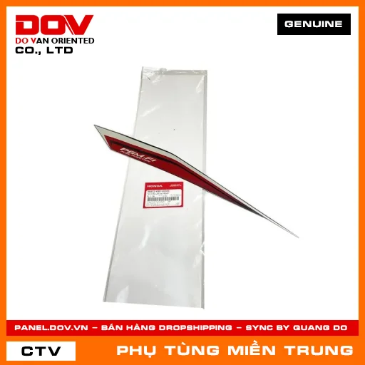 TEM B ỐP SƯỜN TRÁI *R340* HONDA CHÍNH HÃNG (MÃ: 86652K90VG0ZC) — 86652K90VG0ZC