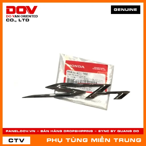 LOGO ỐP SƯỜN PHẢI SH HONDA CHÍNH HÃNG (MÃ: 86831K01900) — 86831K01900